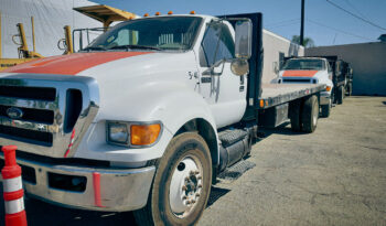 2012 Ford F750 Flatbed Truck full