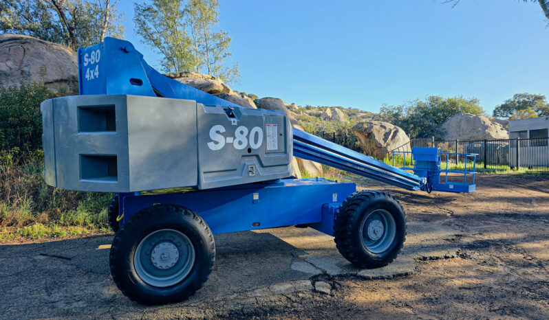 Genie S-80 Aerial Boom Lift full